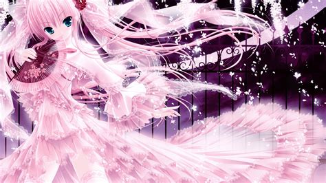 Обои аниме Манга иллюстрация розовый длинные волосы Full Hd Hdtv