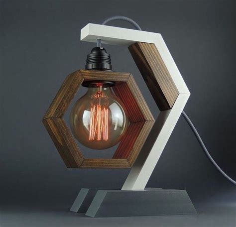 Geometric Desk Lamp Lp 19 A Modern Desk Lamp Wood Lamp Design