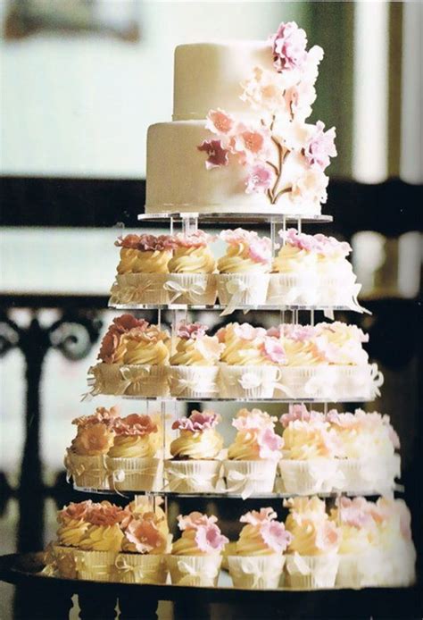 Cupcake Wedding Cakes Tiered Wedding Cake Wedding Cupcakes Small