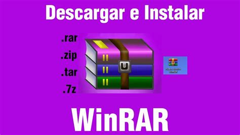 Cómo Instalar Winrar En Windows 10 8 O 7 Instalar Winrar Paso A