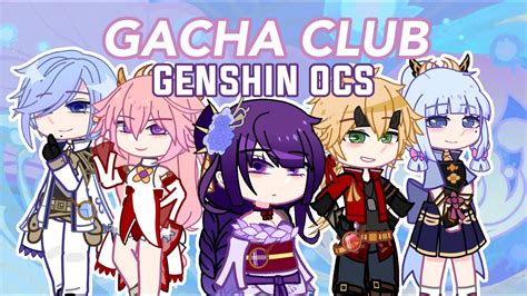 Genshin Gacha Ocs Genshin Impact Oc Offline Codes Gacha Club