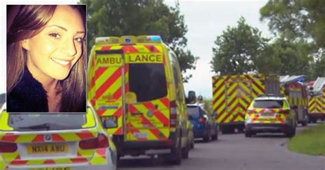 Horrific Footage Showing Crash Site Where Lucy Pinder Lost Her Life
