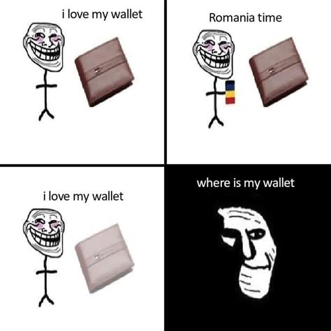 I Love My Wallet Romania Time Romanians Stealing Wallets Know