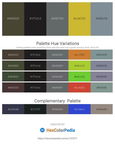 Pantone 7645 C Hex Color Conversion Color Schemes Color Shades