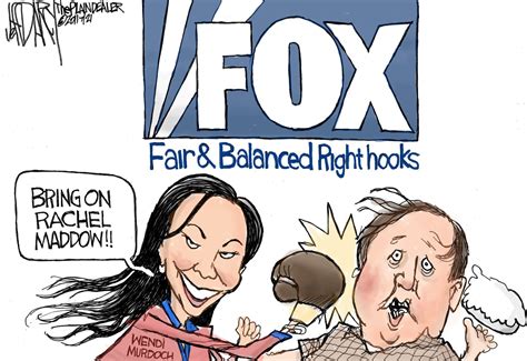 Why cartoon characters only have three fingers. Fox News new slogan: Editorial cartoon | cleveland.com