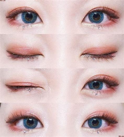 Asian Eyes Really Cute Look Asiatisches Makeup Augen Make Up Kunst Kawaii Schminke