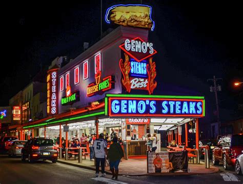 Genos Philadelphia Cheese Steak Photograph By Bill Cannon Pixels