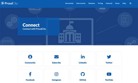 How To Set Up A ‘connect Page Proudcity Help Center