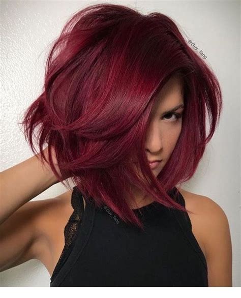 15 Spectacular Dark Red Bob Hairstyles