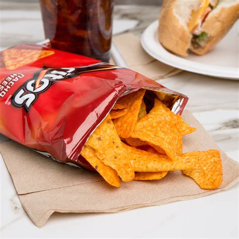 The % daily value (dv) tells you how much a nutrient in a serving of food contributes to a daily diet. Doritos Individual Bags of Nacho Cheese Flavored Chips ...