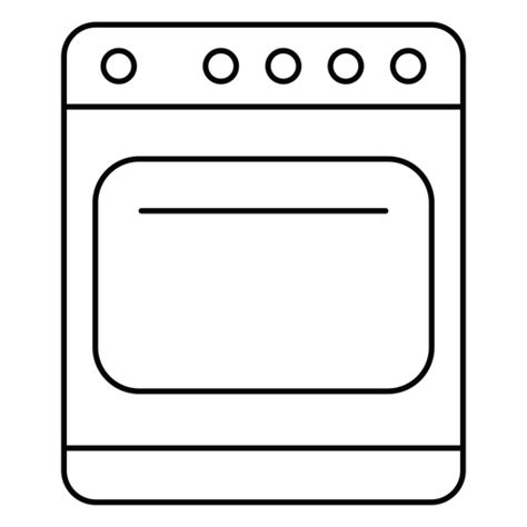 Find & download free graphic resources for png vector. Kitchen stove stroke icon - Transparent PNG & SVG vector file