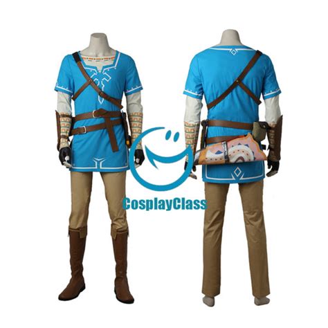 Legend Of Zeldabreath Of The Wild Link Cosplay Costume Cosplayclass