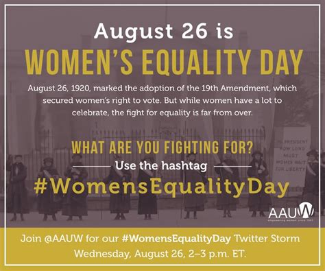 Happy Women’s Equality Day August 26