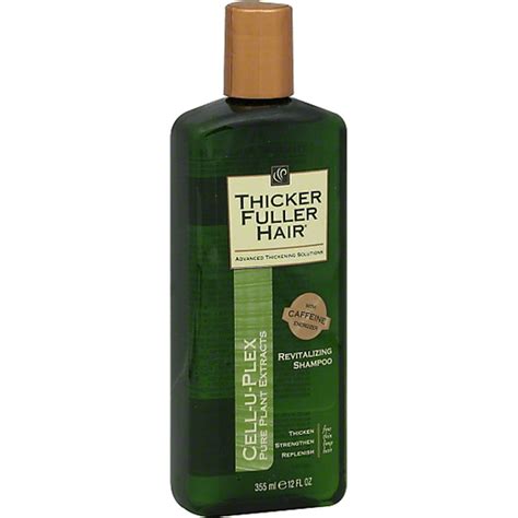 Thicker Fuller Hair Revitalizing Shampoo 12 Fl Oz Bottle Shampoo