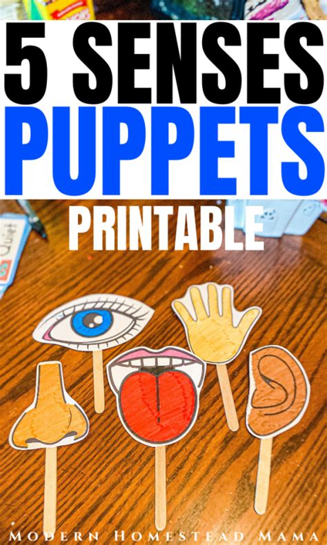 Five Different Types Of Puppets On A Table With Text Overlay That Reads