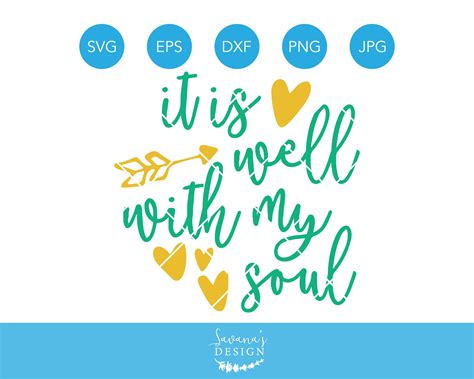 It Is Well With My Soul Svg Bible Illustrations Creative Market