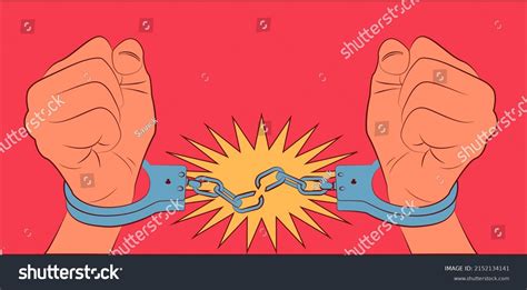 Two Human Hands Clenched Into Fists Stock Vector Royalty Free