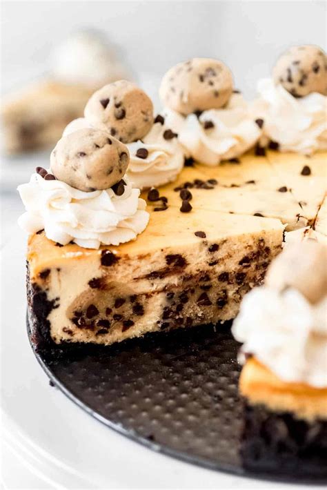 Chocolate Chip Cookie Dough Cheesecake House Of Nash Eats