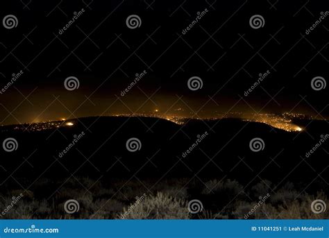 Wildfire At Night Stock Image Image Of Fire Flame Controlled 11041251