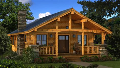 Bungalow 2 Log Cabin Kit Plans And Information Southland Log Homes