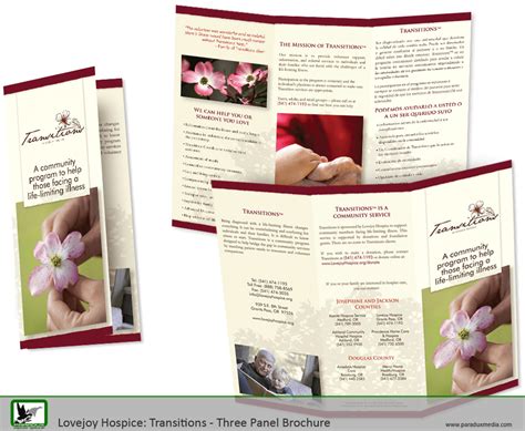 Lovejoy Hospice Transitions Brochure Paradux Media Group