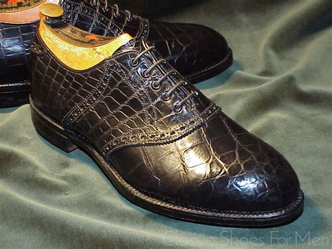 Vintage Special Order Footjoy Alligator Saddle Oxford