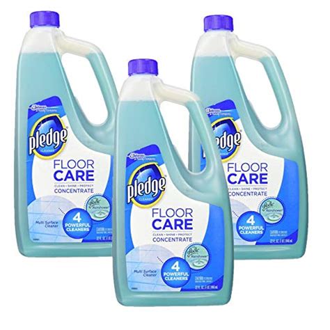Pledge Multi Surface Concentrated Floor Cleaner 32 Ounce 3 Pack