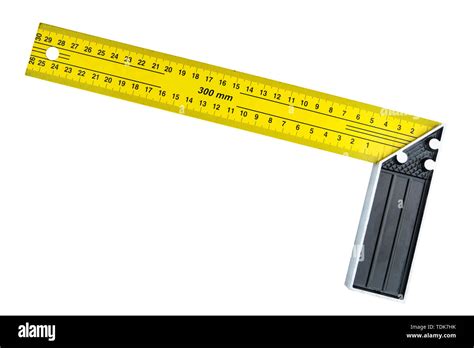 Ruler Scale Isolated On A White Background Stock Photo Alamy