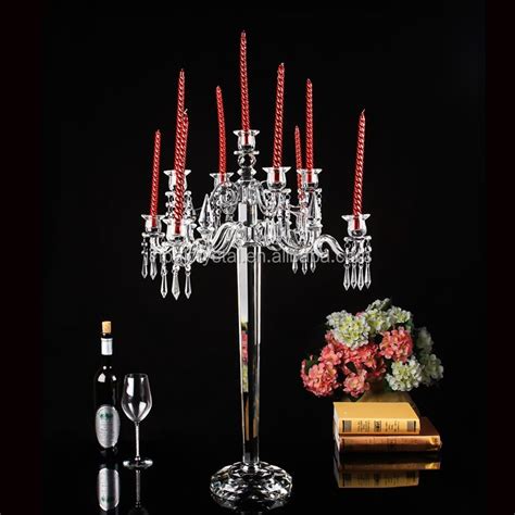 New Wholesale Crystal Candelabra For Wedding Centerpieces Table