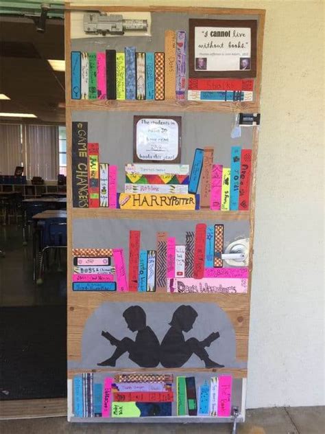 Classroom Door Decorations That Promote Reading