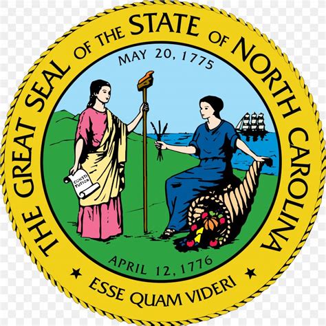 Seal Of North Carolina South Carolina Us State New York Png