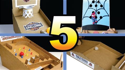 Top 5 Amazing Games From Cardboard Youtube