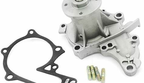 Replacement - Water Pump - 1993 - 1997 Toyota Corolla 1.6L 4-Cylinder