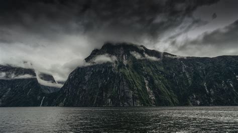 Download 1920x1080 Wallpaper Fjord Walls Of Milford Sound New Zealand