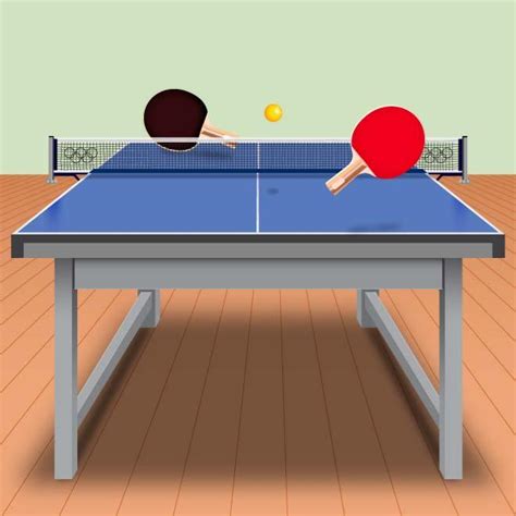 Ping Pong Table Image Royalty Free Stock Svg Vector