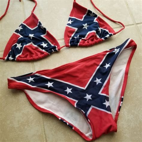 Confederate Flag Bikini The Confederate Flag In Discussion And Bikini