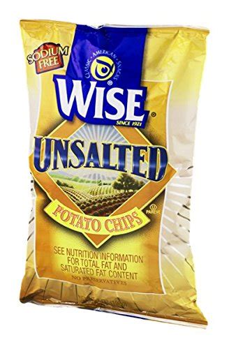 wise potato chips unsalted