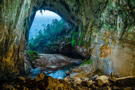 Cave Exploration In Hang En Vietnam Departful