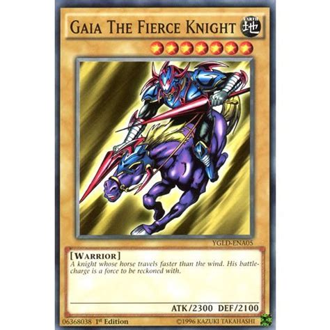Buy Yugioh Ygld Ena05 1st Ed Gaia The Fierce Knight Common Card