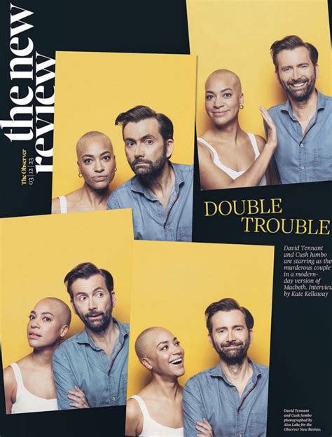 Observer New Review Supplement 03122023 David Tennant And Cush Jumbo D