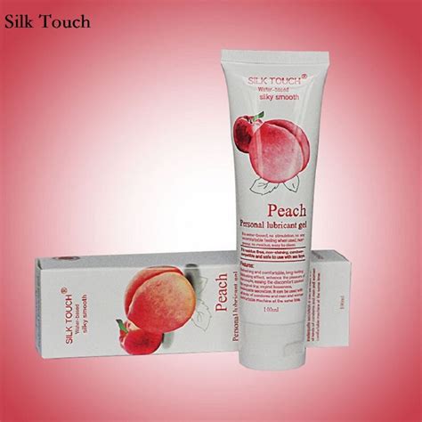 Silk Touch Personal Sex Lubricant Peach Taste Water Base Lubrication