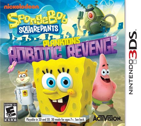 Spongebob Squarepants Planktons Robotic Revenge Rom And Cia Nintendo