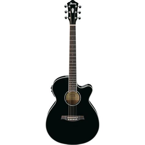 Ibanez Aeg10ii Acousticelectric Guitar Black Aeg10iibk Bandh