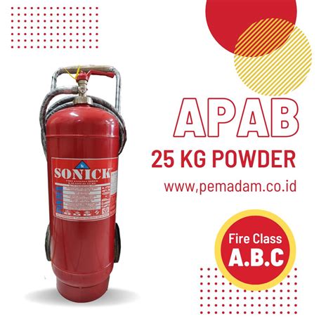 Jual APAB 25 Kg Dry Chemical Powder Fire Class ABC