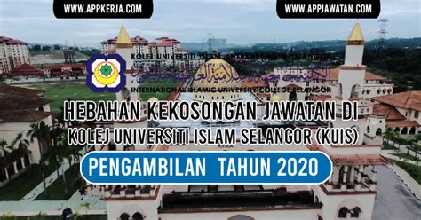Check spelling or type a new query. Jawatan Kosong di Kolej Universiti Islam Selangor (KUIS ...