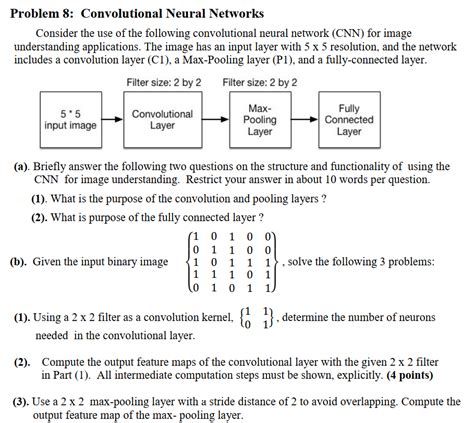 Solved Problem Convolutional Neural Networks Consider The Chegg Com