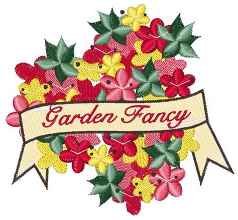 Garden Fancy Embroidery Design Annthegran