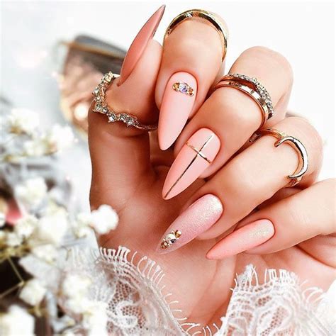 Hot Almond Shaped Nails Colors In Almond Shape Nails Almond Shaped Nails Designs Pink