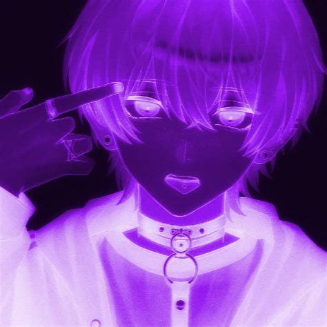 Dark Purple Anime Aesthetic Clarkenicol