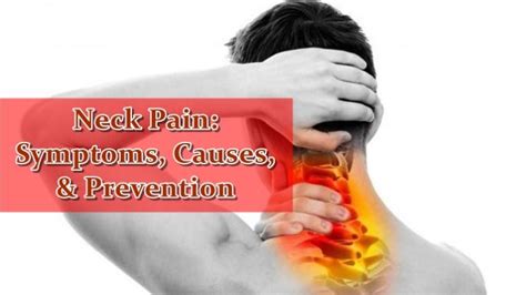 Neck Pain Causes Symptoms And Ways To Prevent This